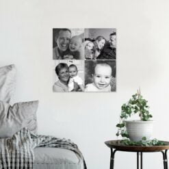 Instagram collage fotopaneler - 15x15 - Glossy (4 stk)