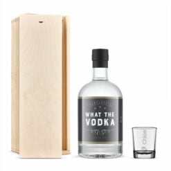 YourSurprise vodka-gavesæt med graveret glas