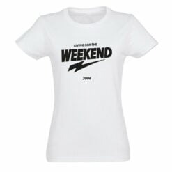 Personlig T-shirt - Kvinder - Hvid - M