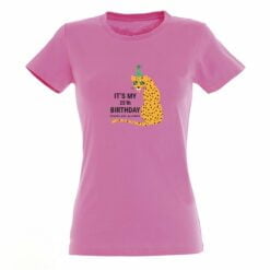 Personlig T-shirt - Kvinder - Pink - L