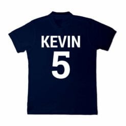 Personlig polo t-shirt - Mænd - Navy - S