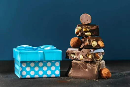 Chokolade og gave