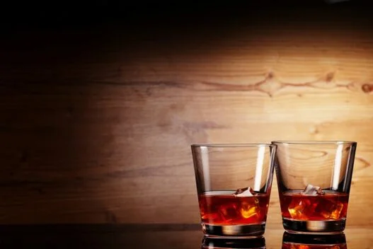 Whiskyglas med gravering