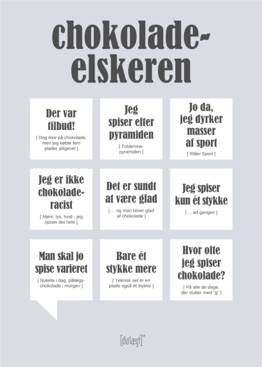 Chokoladeelskeren plakat