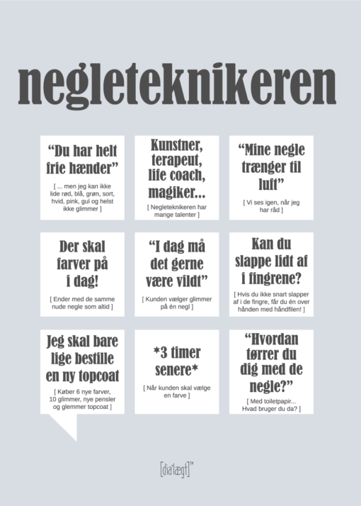 Negleteknikeren Plakat