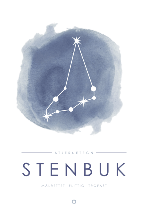 Stjernebillede plakat - Stenbuk